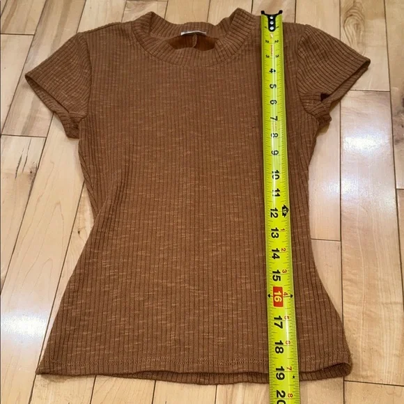 Intimately Free People Brown Ribbed Top - Picture 5 of 8